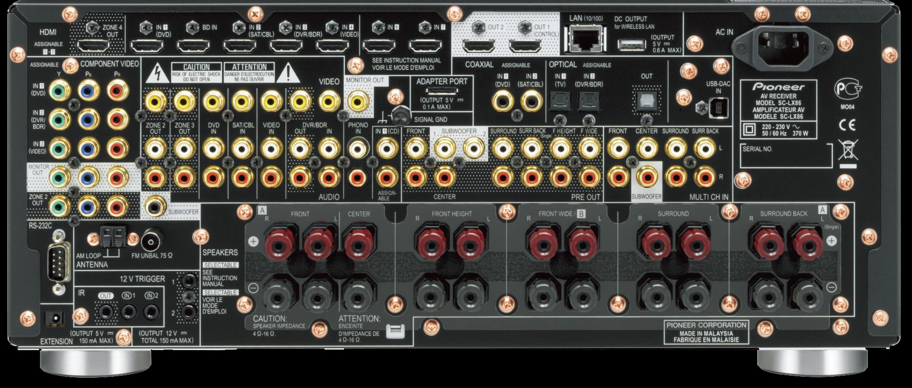 Receiver Pioneer SC-LX86 la AVstore.ro