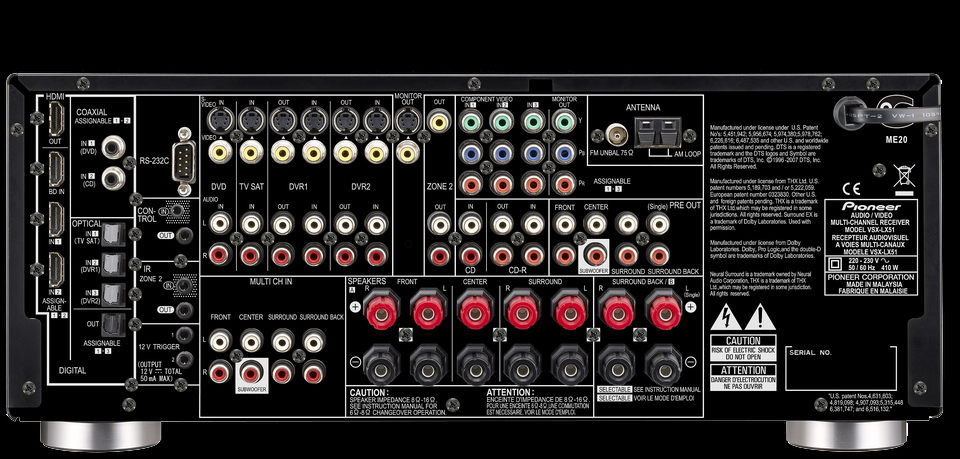 Receiver Pioneer VSX-LX51 la AVstore.ro