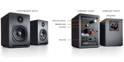 Boxe active Audioengine A1 wireless speakers