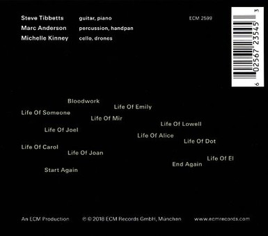 CD ECM Records Steve Tibbetts: Life Of
