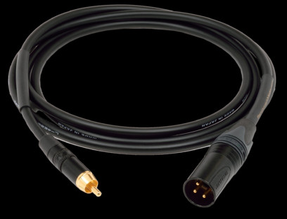 Cablu Benchmark RCA la XLR Male (PIN 3 RCA SHIELD)