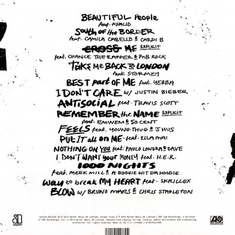 VINIL WARNER MUSIC Ed Sheeran: No6 - Collaborations