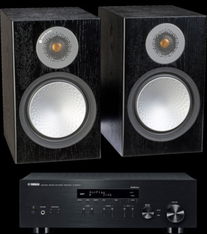 Pachet PROMO Monitor Audio Silver 100 + Yamaha R-N303D