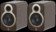 Boxe Q Acoustics 3030c Walnut