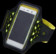 Hama Active Sports Arm Band Smartphone cu LED-uri XL Galben
