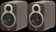 Boxe Q Acoustics 3020c Walnut