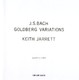 CD ECM Records Keith Jarrett - Bach: Goldberg Variations