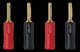 QED Banane ScrewLoc ABS 4mm Plug 5RED 5BLK