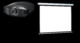 Videoproiector Sony VPL-HW65ES + Projecta COMPACT RF ELECTROL Matte White  162x280cm