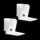  Suport de perete SANUS WSWME32-W2 pentru Sonos Era 300, reglabil, set 2 bucati, alb