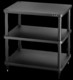 Solidsteel S3 Series Hi-Fi Audio Rack Black