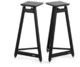 Solidsteel SS Series Vintage Hi-Fi Speaker Stands Black