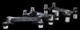 Chord Electronics Choral Ensemble stand - large, 165mm