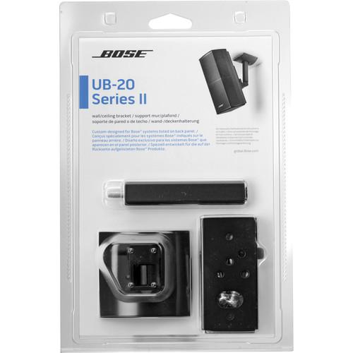 User manual Bose UB-20 Series II Wall/Ceiling Bracket (Black) 722141-0010 |  PDF-MANUALS.com