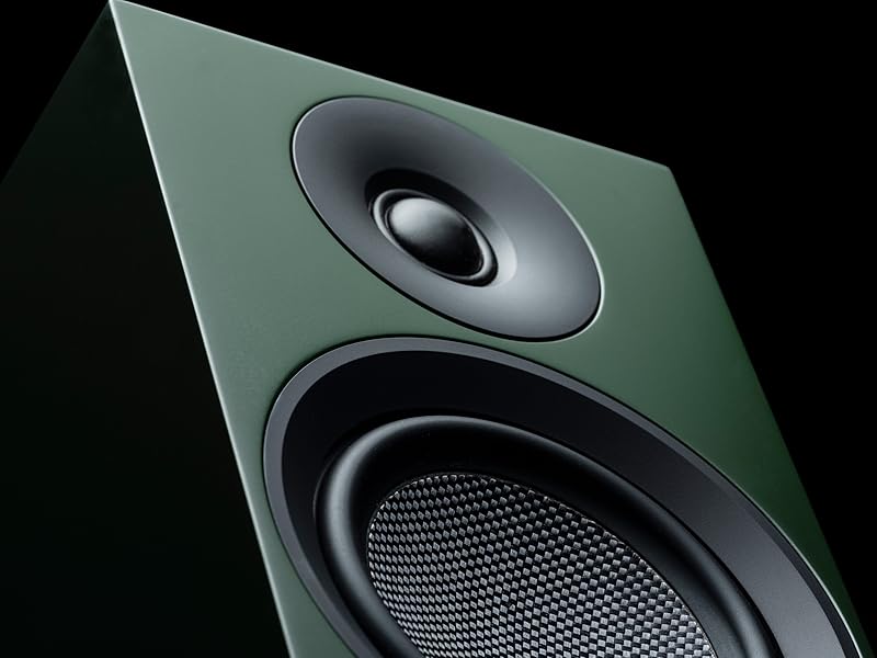 Pro-Ject Speaker Box 5 E Carbon, Compact Audiophile 2-Way bookshelf Speaker  with Carbon-Fibre detail, and passive bass reflex (Satin Steel Blue) :  Amazon.co.uk: Electronics & Photo