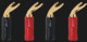 QED Spade ScrewLoc ABS Duo 2RED 2BLK