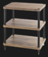 Solidsteel S3 Series Hi-Fi Audio Rack Walnut