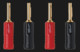QED Banane ScrewLoc ABS 4mm Plug 5RED 5BLK