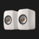 Boxe active KEF LSX II Cotton White