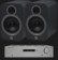 Pachet PROMO Q Acoustics 3030i + Cambridge Audio AXR100 Carbon Black