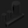 Sistem Home Cinema Sonos Beam (Gen 2) + 2 x Era 100 SL + Sub Mini, Dolby Atmos, WiFi Negru