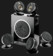 Boxe Focal Dome Flax PACK 5.1 Black High Gloss