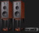 Pachet PROMO Wharfedale Linton + Denon PMA-1700NE Mahogany