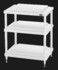 Solidsteel S5 Series Advanced Hi-Fi Audio Rack White