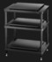 Solidsteel S5 Series Advanced Hi-Fi Audio Rack Black