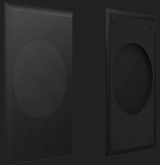 KEF Q150 Black cloth grille