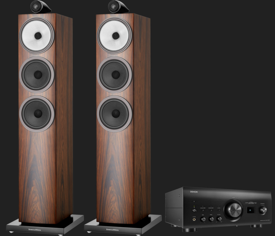 Pachet PROMO Bowers & Wilkins 703 S3 + Denon PMA-3000NE