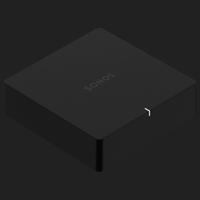  Streamer audio Sonos Port, WiFi, AirPlay 2, pentru sisteme Hi-Fi si multiroom, Negru