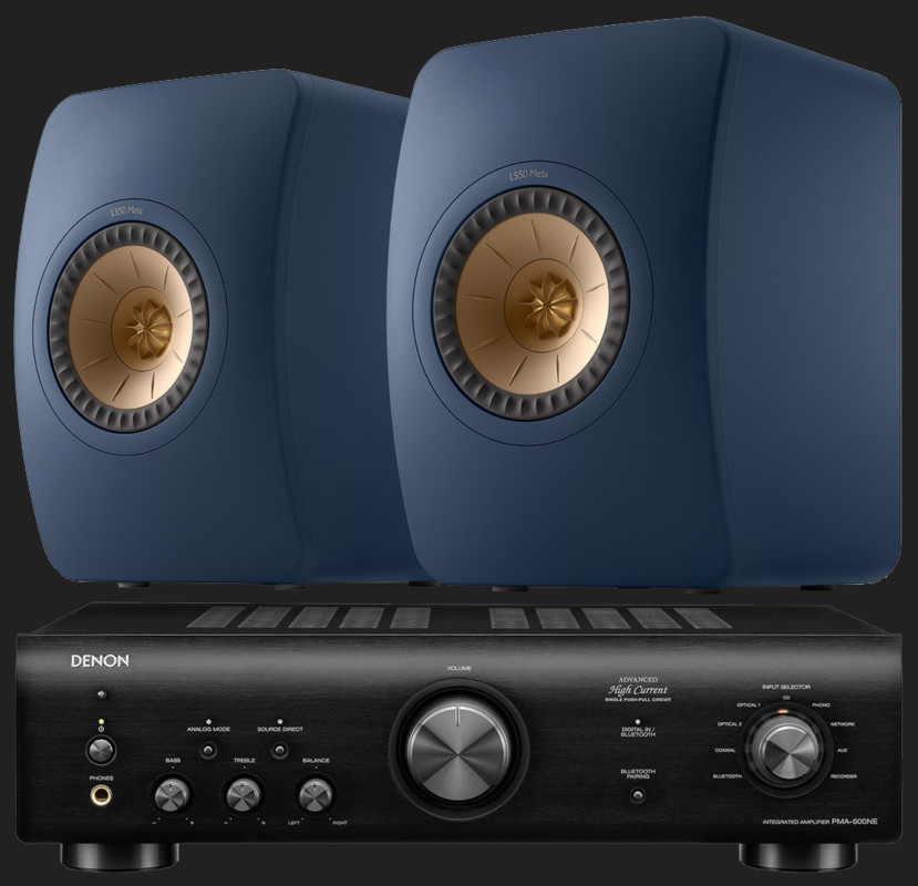 Pachet PROMO KEF LS50 Meta + Denon PMA-600NE