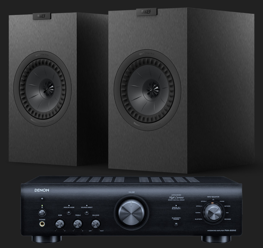 Pachet PROMO KEF Q3 Meta + Denon PMA-600NE
