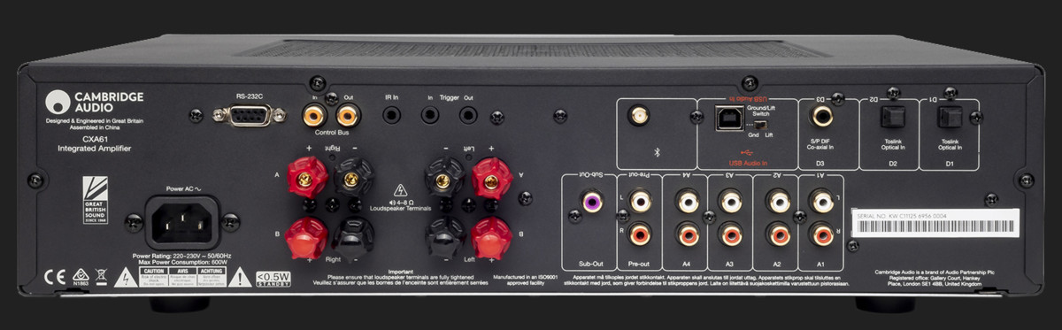 Amplificator Cambridge Audio CXA61 Lunar Grey