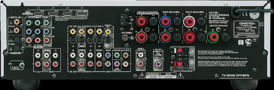 Receiver Onkyo TX-SR506