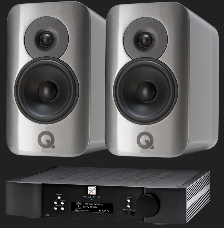 Pachet PROMO Q Acoustics Concept 300 + MOON by Simaudio ACE