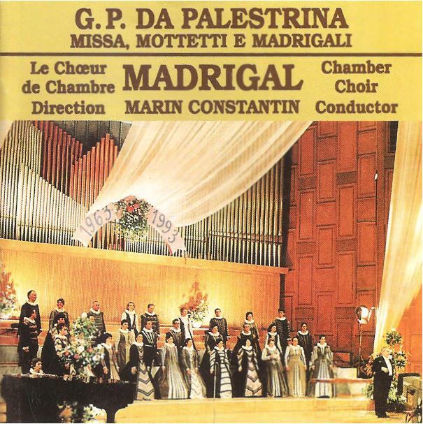 CD Electrecord Madrigal - Palestrina - Missa, Mottetti e Madrigali