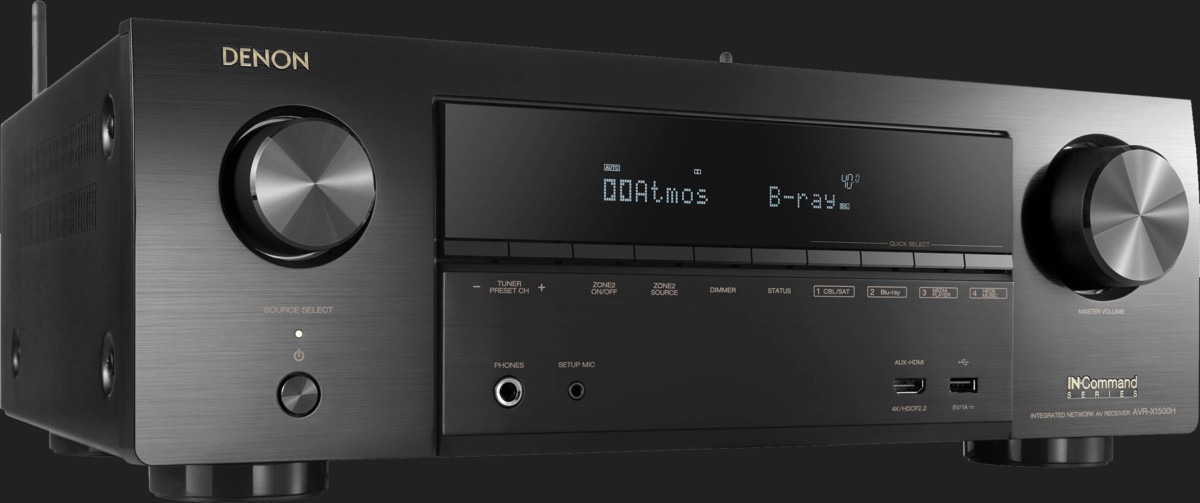 AV Receiver Denon AVR-X1500H la AVstore.ro