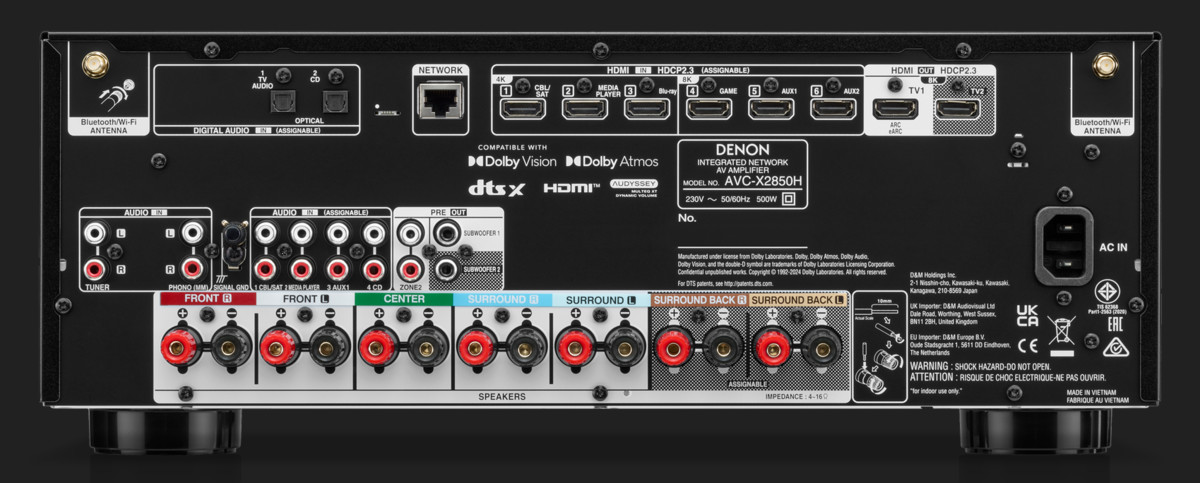 Receiver Denon AVC-X2850H