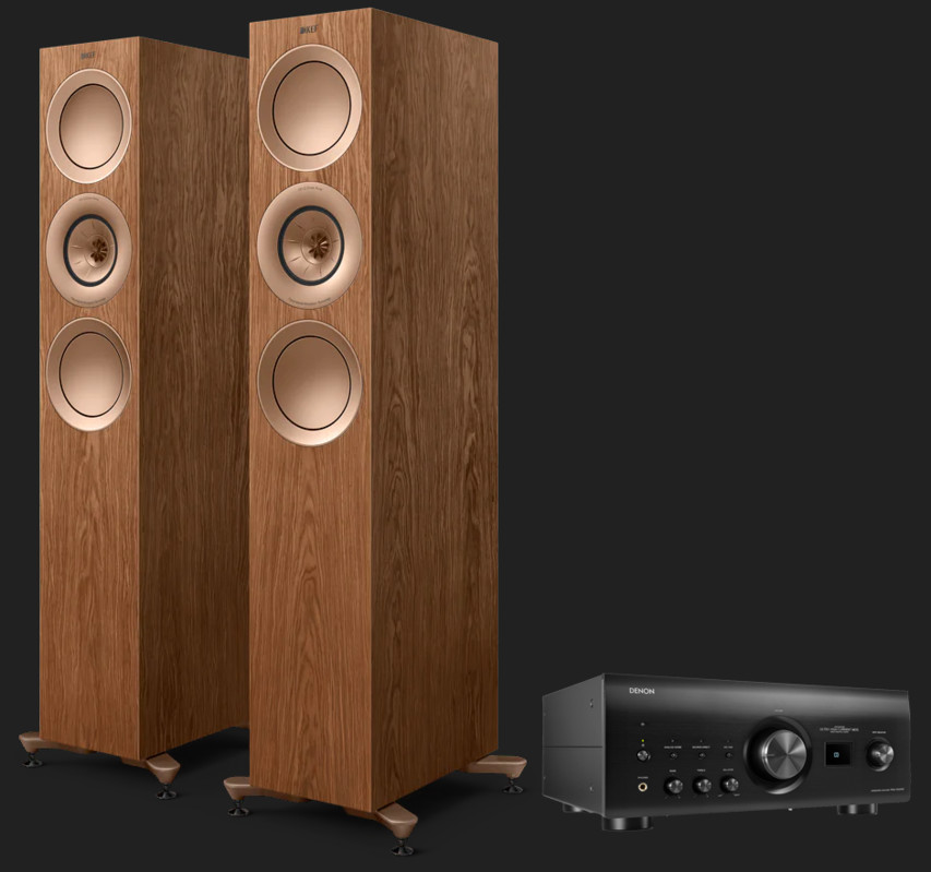 Pachet PROMO KEF  R7 Meta + Denon PMA-3000NE
