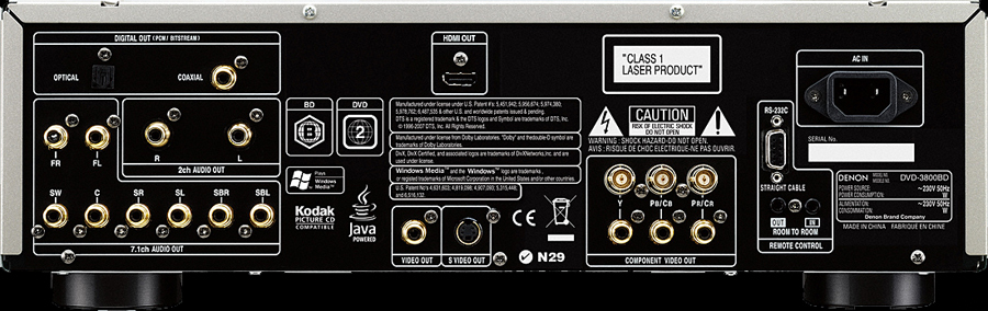 Blu Ray Player Denon DVD-3800BD la AVstore.ro