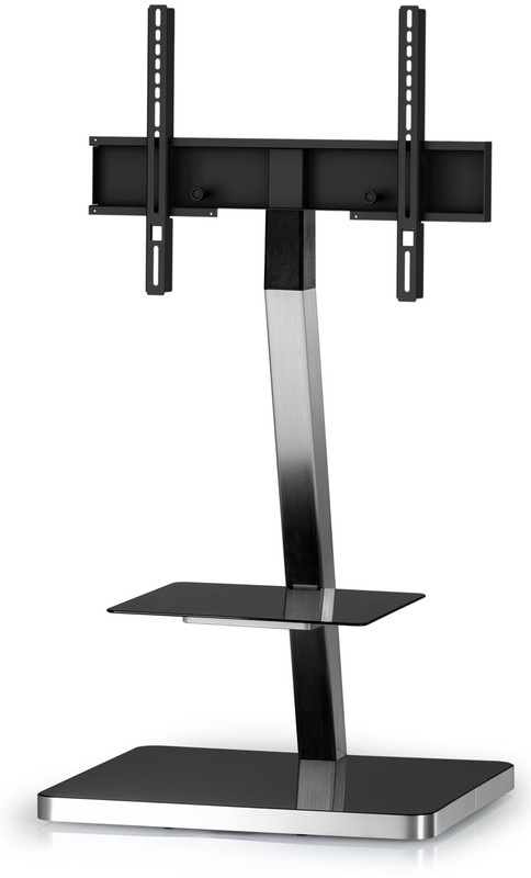  Stand TV mobil pentru podea Sonorous - PL 2710-BLK-SLV