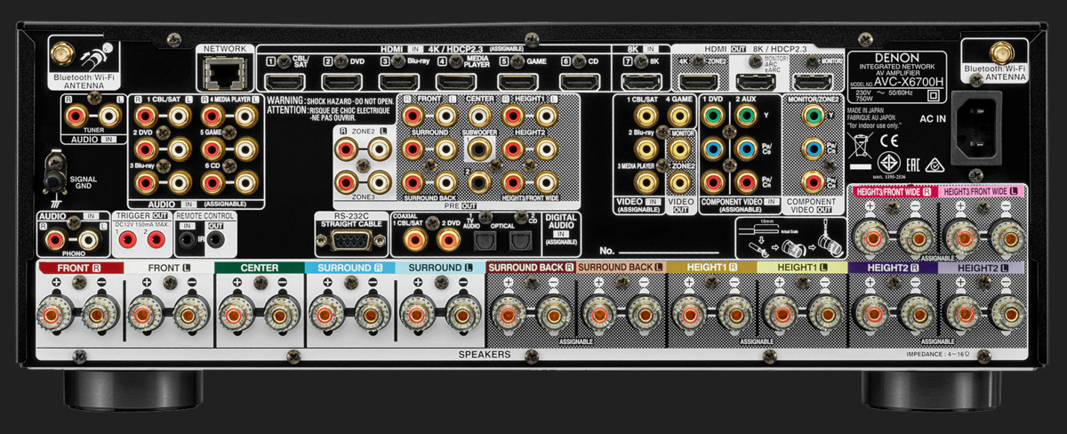 Receiver Denon AVC-X6700H