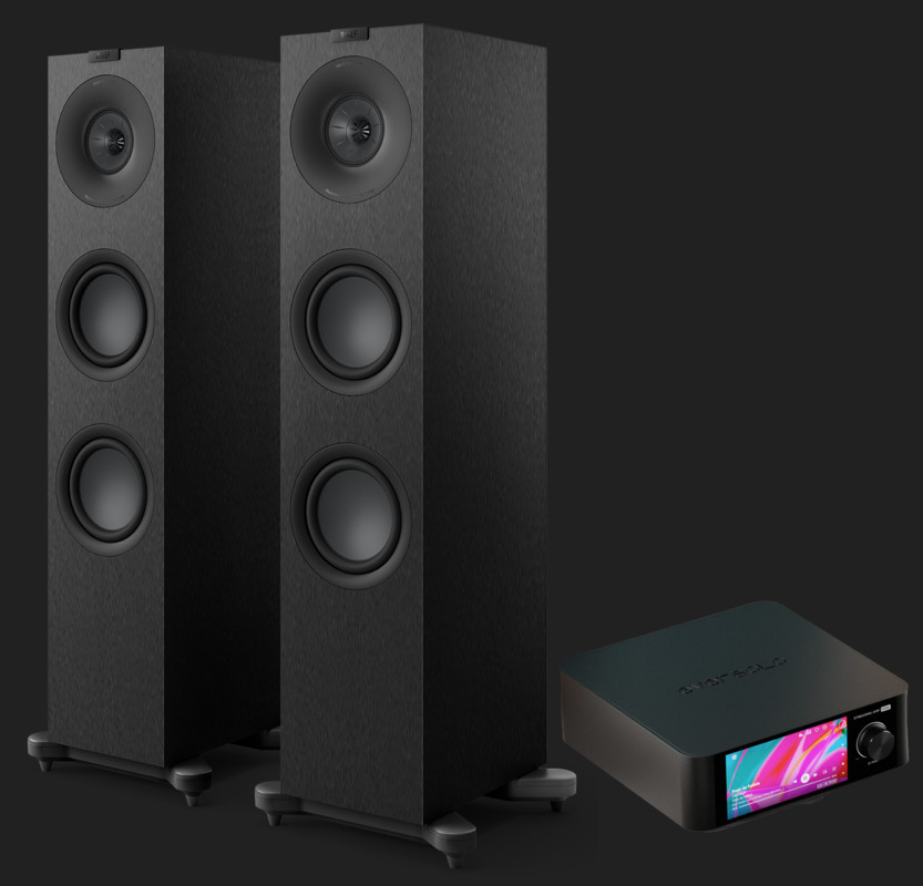 Pachet PROMO KEF Q7 Meta + Eversolo Play