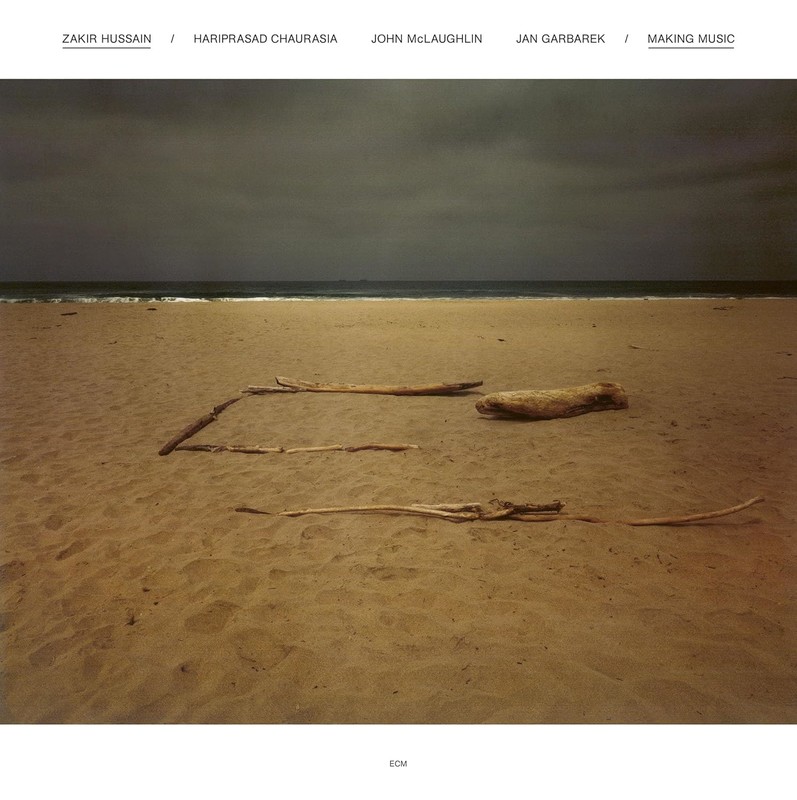 VINIL ECM Zakir Hussain, Hariprasad Chaurasia, John McLaughlin, Jan Garbarek - Making Music ( LUMINESSENCE )
