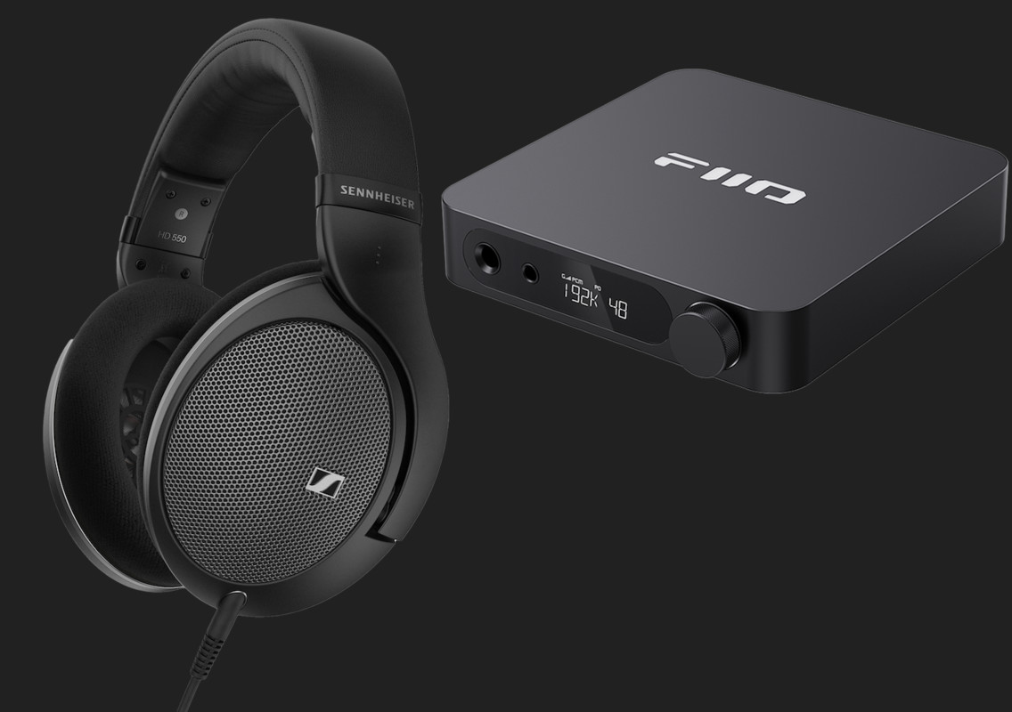Pachet PROMO Sennheiser HD 550 + FiiO K11 R2R