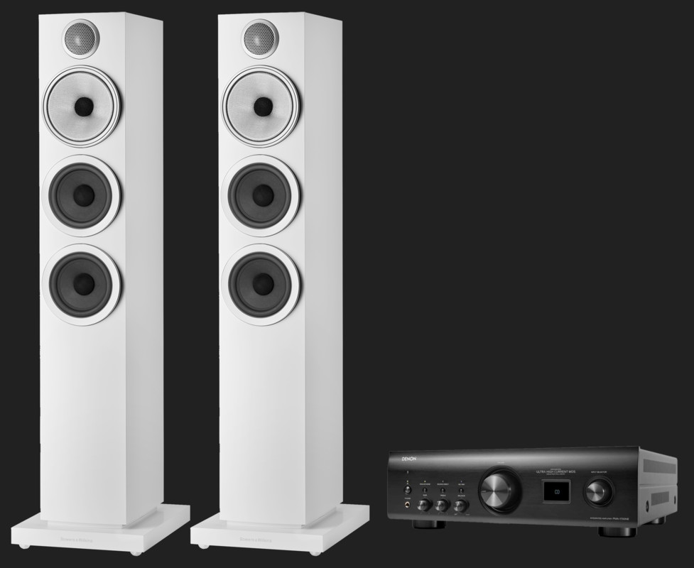 Pachet PROMO Bowers & Wilkins 704 S3 + Denon PMA-1700NE