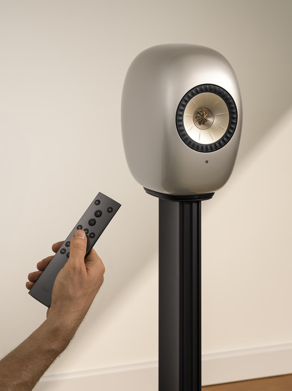 KEF LS-Luxe Floor Stand Slate Grey