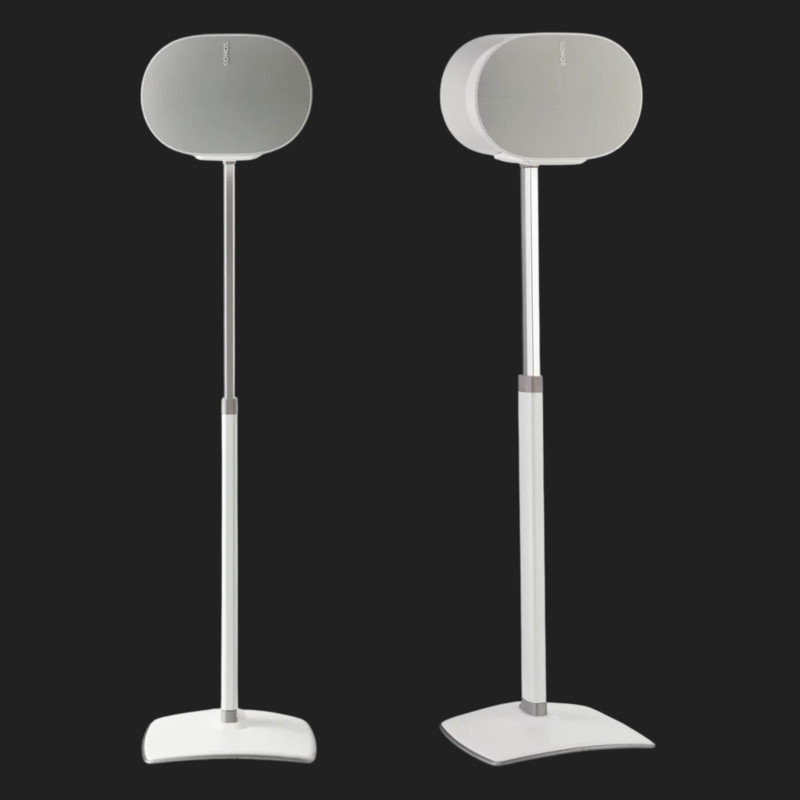  Stative de podea SANUS WSSE3A2-W2 pentru Sonos Era 300, reglabile pe inaltime, set 2 bucati, alb